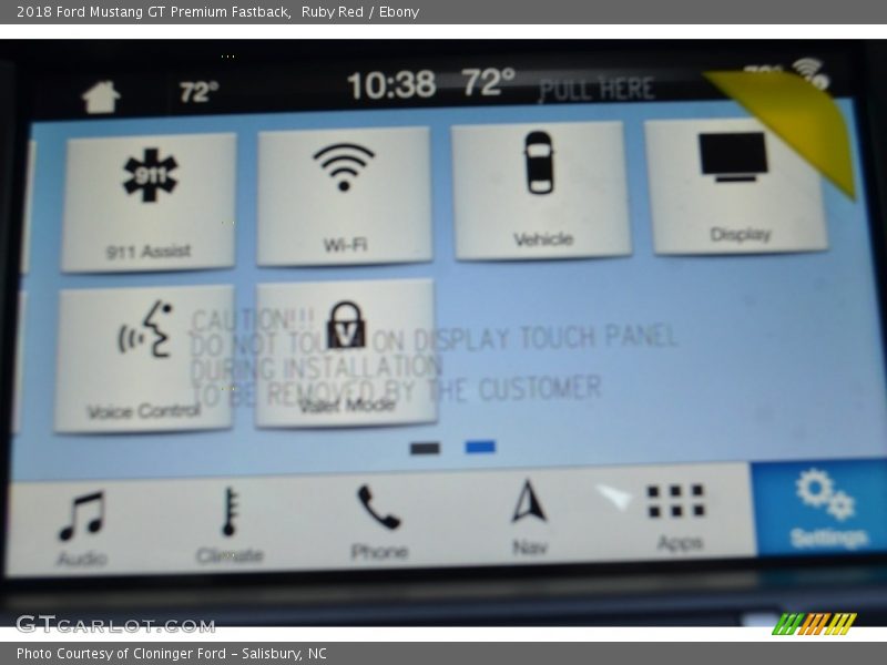 Ruby Red / Ebony 2018 Ford Mustang GT Premium Fastback