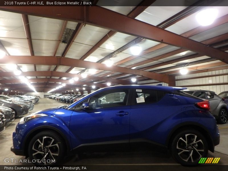 Blue Eclipse Metallic / Black 2018 Toyota C-HR XLE