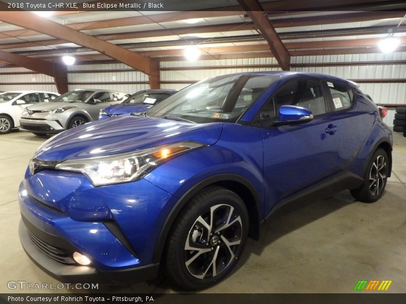 Blue Eclipse Metallic / Black 2018 Toyota C-HR XLE
