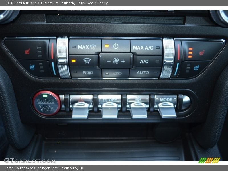 Ruby Red / Ebony 2018 Ford Mustang GT Premium Fastback