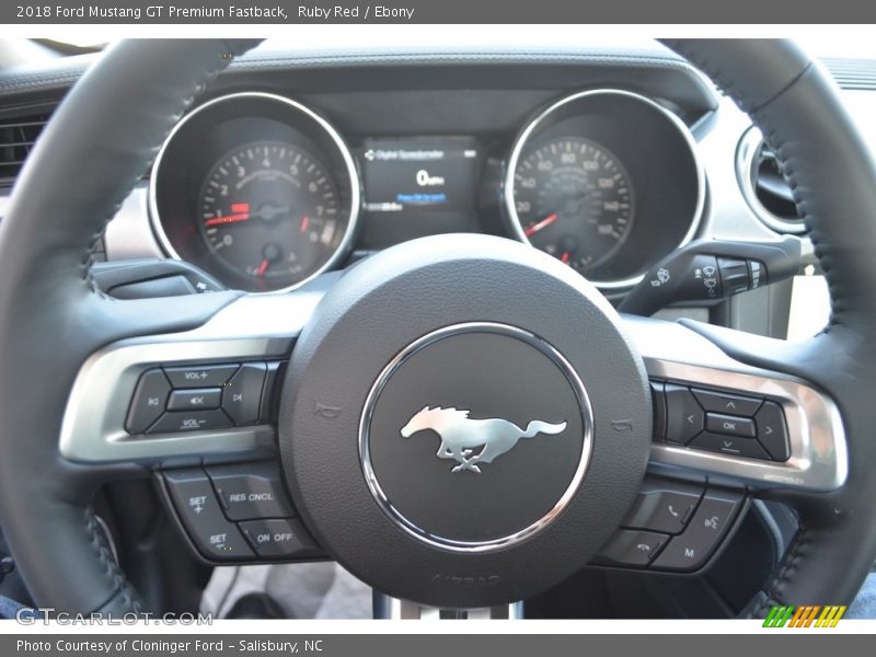 Ruby Red / Ebony 2018 Ford Mustang GT Premium Fastback