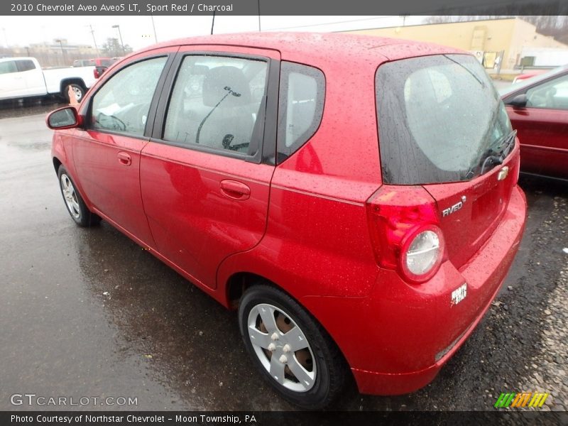 Sport Red / Charcoal 2010 Chevrolet Aveo Aveo5 LT