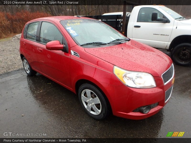Sport Red / Charcoal 2010 Chevrolet Aveo Aveo5 LT