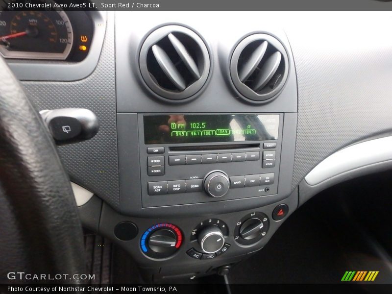 Sport Red / Charcoal 2010 Chevrolet Aveo Aveo5 LT