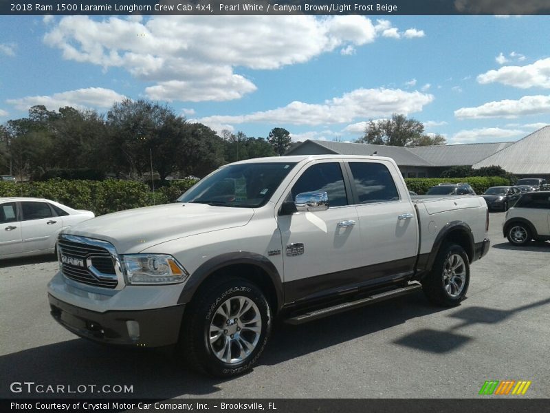 Front 3/4 View of 2018 1500 Laramie Longhorn Crew Cab 4x4