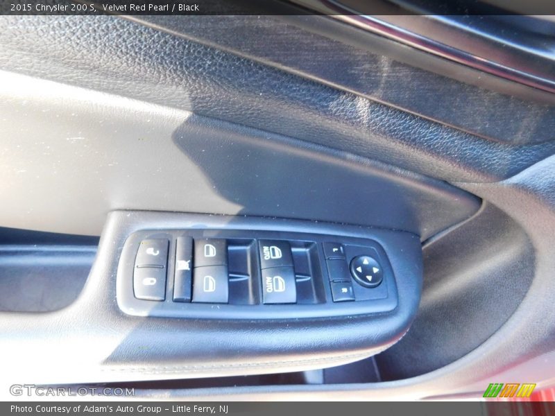 Velvet Red Pearl / Black 2015 Chrysler 200 S