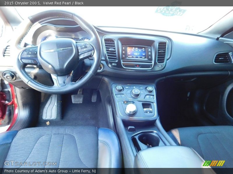 Velvet Red Pearl / Black 2015 Chrysler 200 S