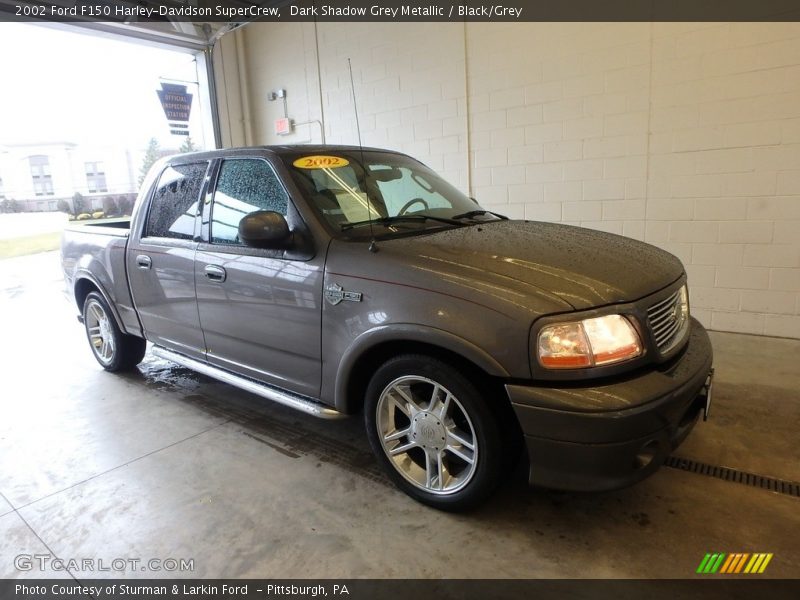 Dark Shadow Grey Metallic / Black/Grey 2002 Ford F150 Harley-Davidson SuperCrew