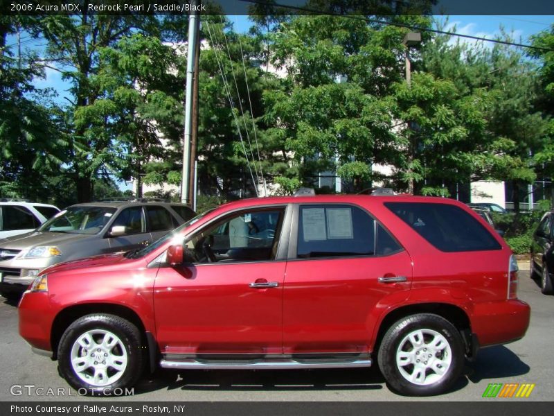 Redrock Pearl / Saddle/Black 2006 Acura MDX
