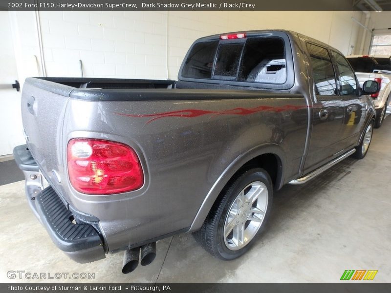 Dark Shadow Grey Metallic / Black/Grey 2002 Ford F150 Harley-Davidson SuperCrew