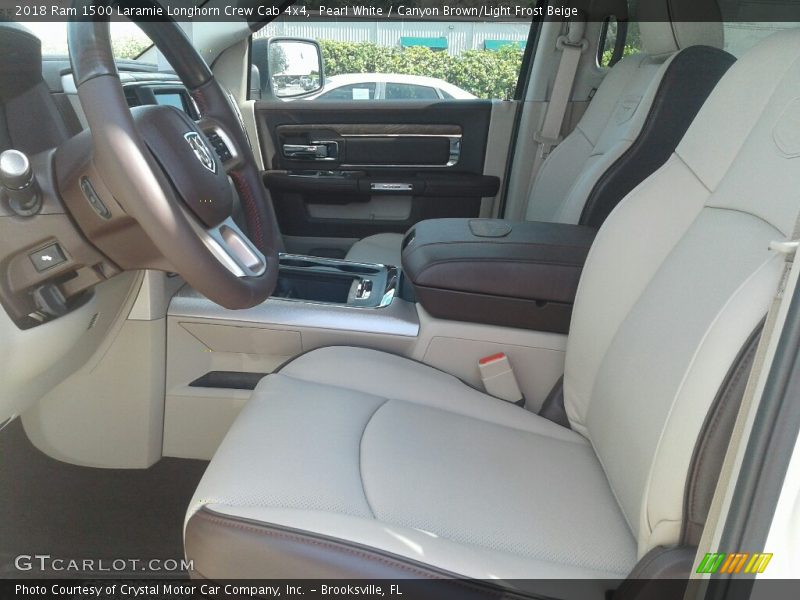Front Seat of 2018 1500 Laramie Longhorn Crew Cab 4x4