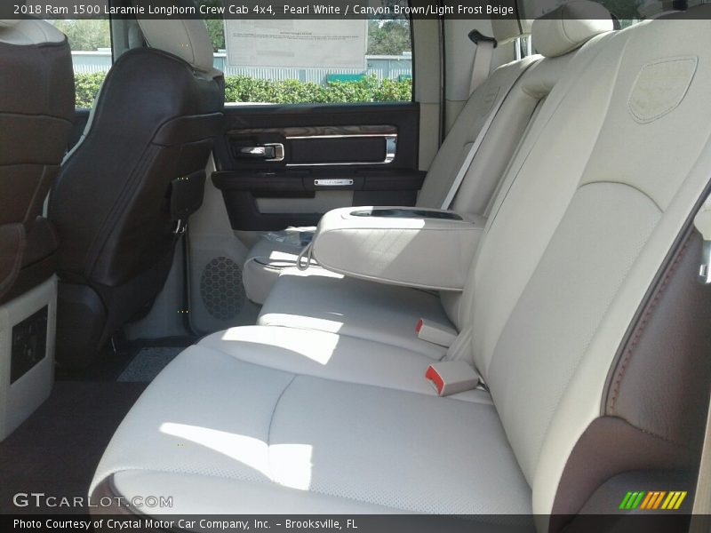 Rear Seat of 2018 1500 Laramie Longhorn Crew Cab 4x4
