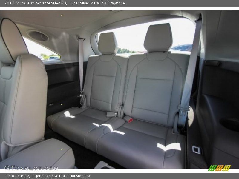 Lunar Silver Metallic / Graystone 2017 Acura MDX Advance SH-AWD