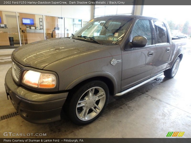 Dark Shadow Grey Metallic / Black/Grey 2002 Ford F150 Harley-Davidson SuperCrew