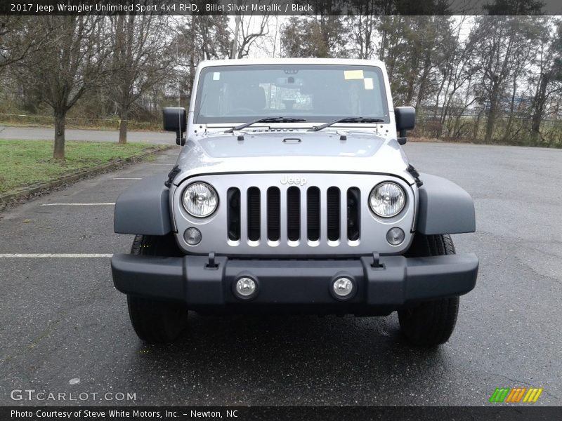 Billet Silver Metallic / Black 2017 Jeep Wrangler Unlimited Sport 4x4 RHD