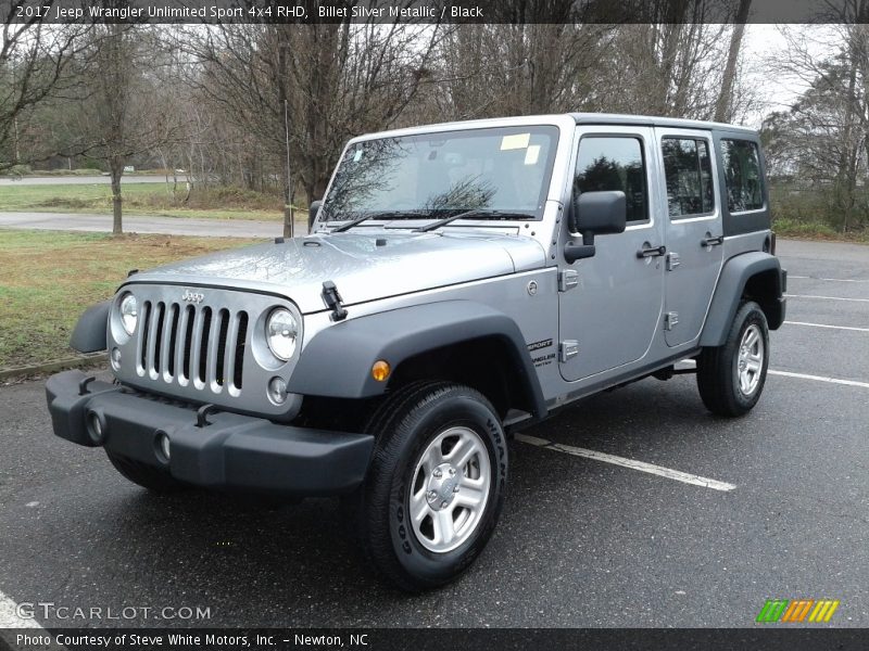 Front 3/4 View of 2017 Wrangler Unlimited Sport 4x4 RHD