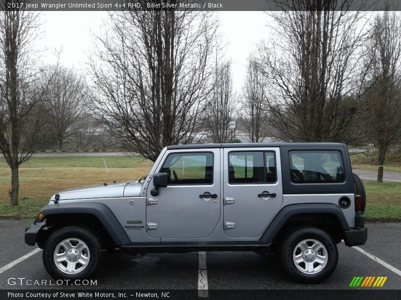  2017 Wrangler Unlimited Sport 4x4 RHD Billet Silver Metallic