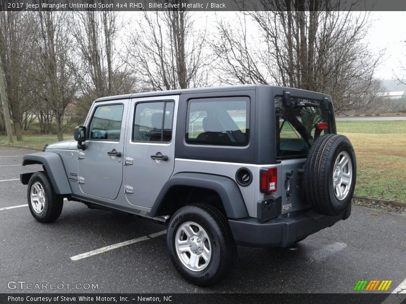 Billet Silver Metallic / Black 2017 Jeep Wrangler Unlimited Sport 4x4 RHD