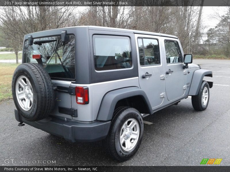 Billet Silver Metallic / Black 2017 Jeep Wrangler Unlimited Sport 4x4 RHD