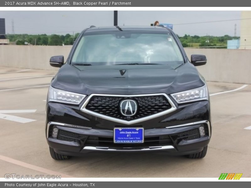 Black Copper Pearl / Parchment 2017 Acura MDX Advance SH-AWD