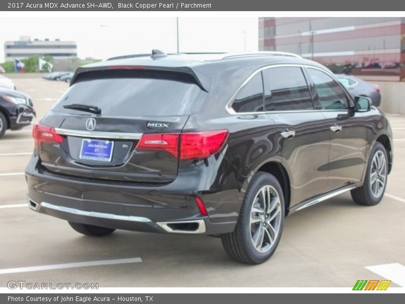 Black Copper Pearl / Parchment 2017 Acura MDX Advance SH-AWD
