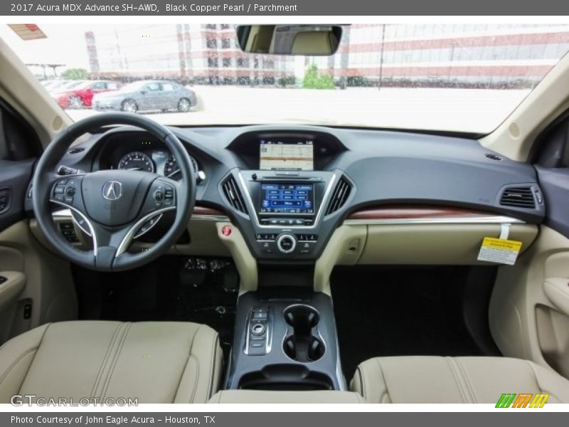 Black Copper Pearl / Parchment 2017 Acura MDX Advance SH-AWD