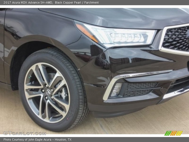 Black Copper Pearl / Parchment 2017 Acura MDX Advance SH-AWD