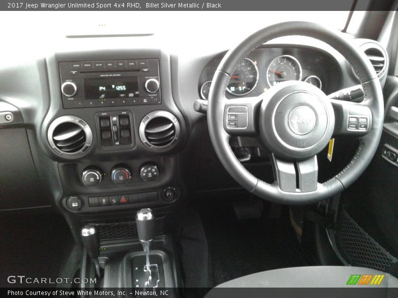 Billet Silver Metallic / Black 2017 Jeep Wrangler Unlimited Sport 4x4 RHD