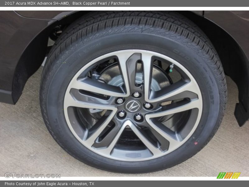 Black Copper Pearl / Parchment 2017 Acura MDX Advance SH-AWD