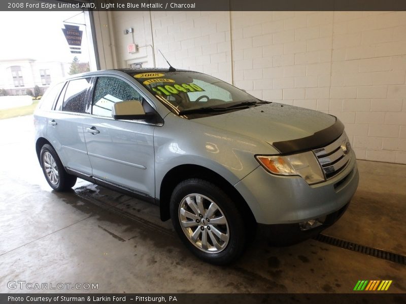 Light Ice Blue Metallic / Charcoal 2008 Ford Edge Limited AWD