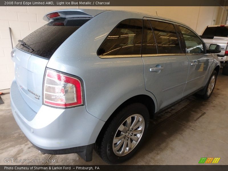 Light Ice Blue Metallic / Charcoal 2008 Ford Edge Limited AWD