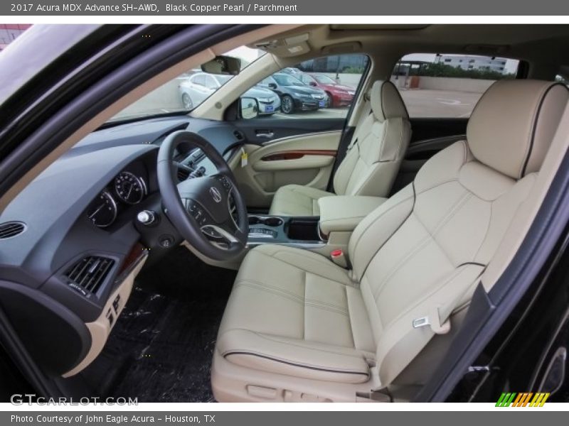 Black Copper Pearl / Parchment 2017 Acura MDX Advance SH-AWD