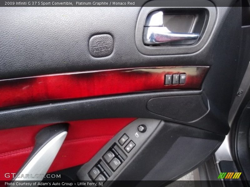 Platinum Graphite / Monaco Red 2009 Infiniti G 37 S Sport Convertible