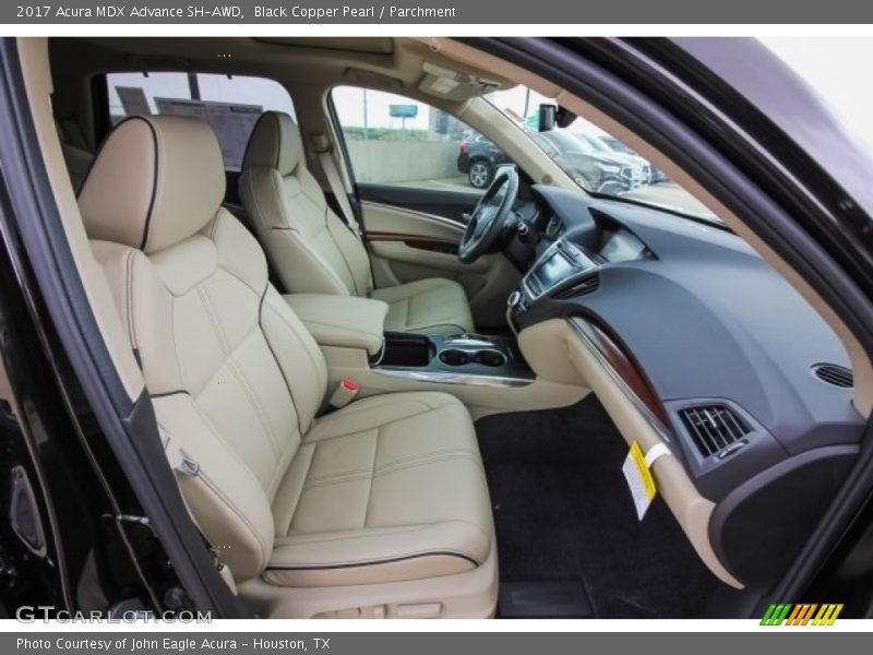 Black Copper Pearl / Parchment 2017 Acura MDX Advance SH-AWD