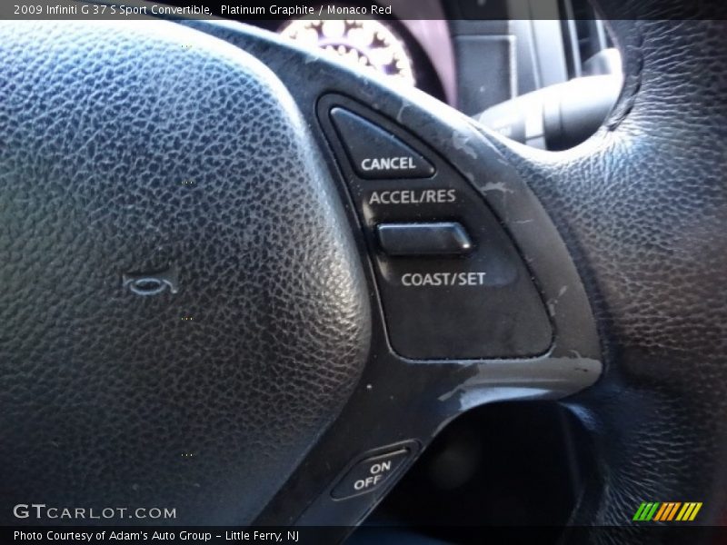 Platinum Graphite / Monaco Red 2009 Infiniti G 37 S Sport Convertible