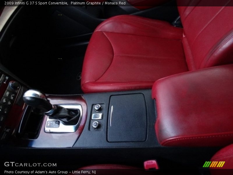 Platinum Graphite / Monaco Red 2009 Infiniti G 37 S Sport Convertible