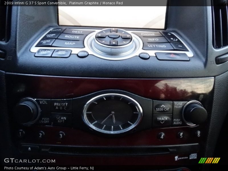 Platinum Graphite / Monaco Red 2009 Infiniti G 37 S Sport Convertible