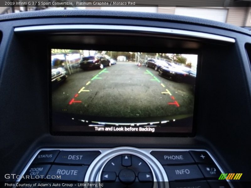 Platinum Graphite / Monaco Red 2009 Infiniti G 37 S Sport Convertible