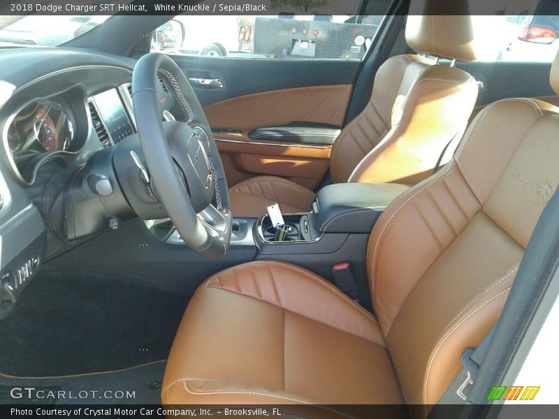  2018 Charger SRT Hellcat Sepia/Black Interior