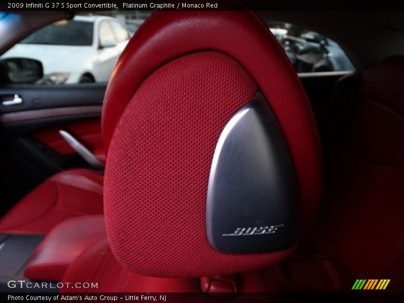 Platinum Graphite / Monaco Red 2009 Infiniti G 37 S Sport Convertible