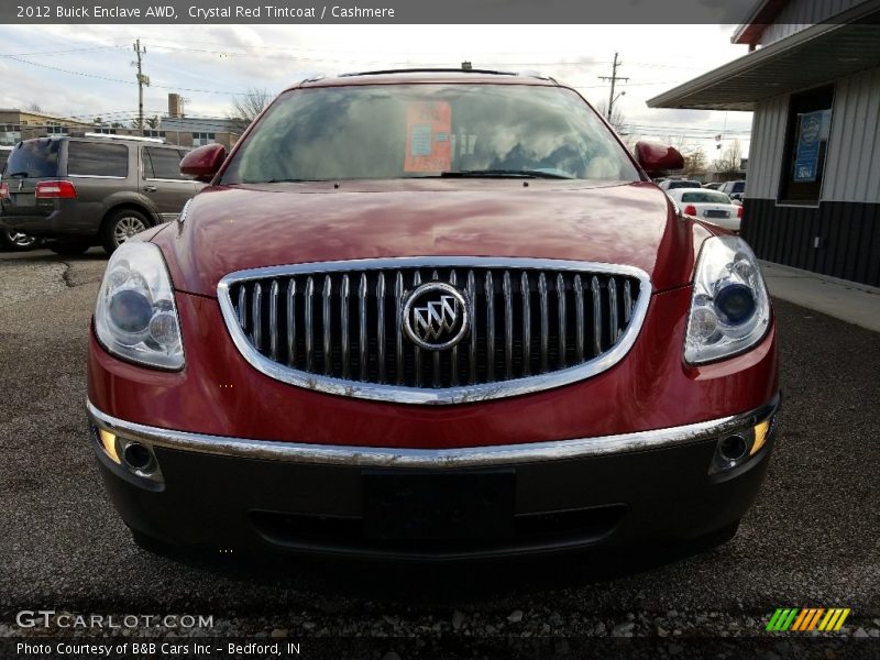 Crystal Red Tintcoat / Cashmere 2012 Buick Enclave AWD