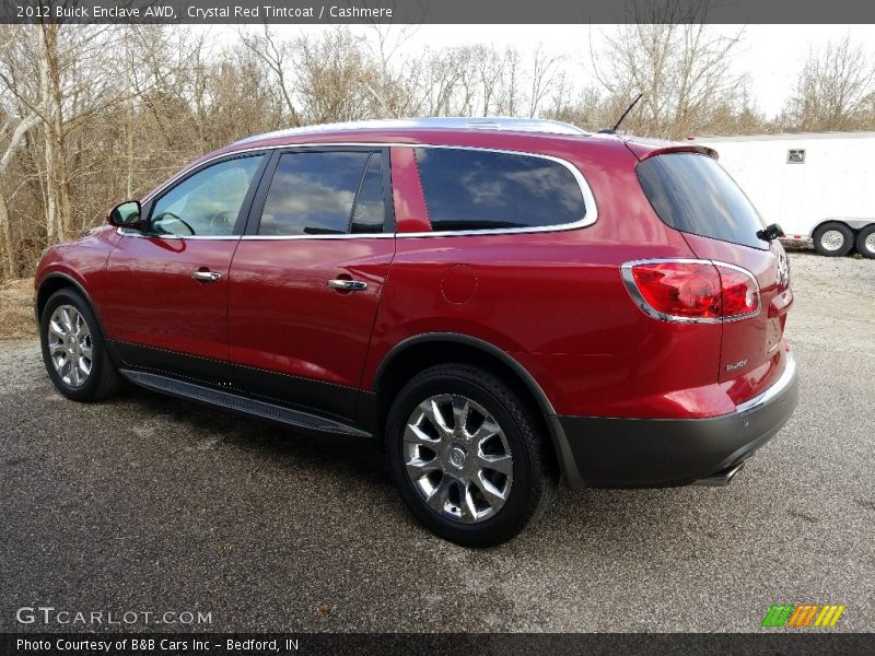 Crystal Red Tintcoat / Cashmere 2012 Buick Enclave AWD