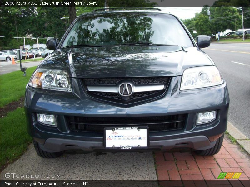Sage Brush Green Pearl / Ebony 2006 Acura MDX