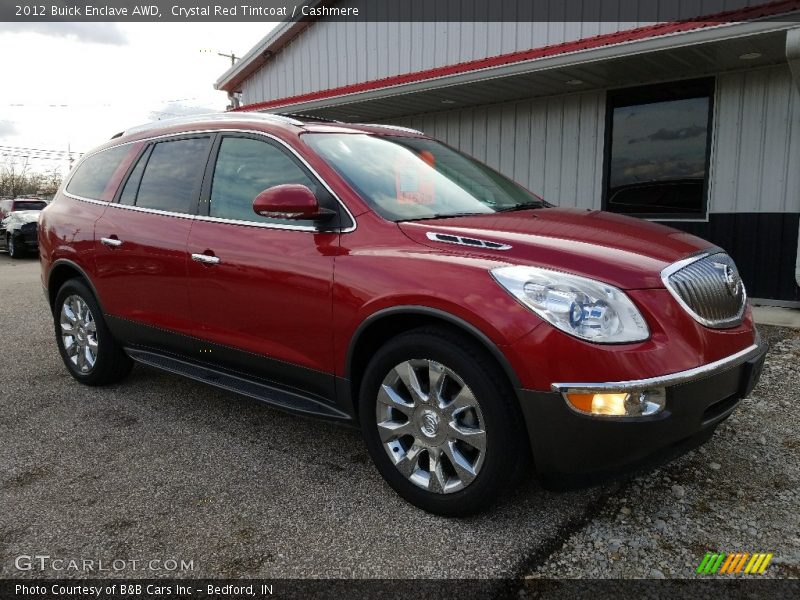 Crystal Red Tintcoat / Cashmere 2012 Buick Enclave AWD
