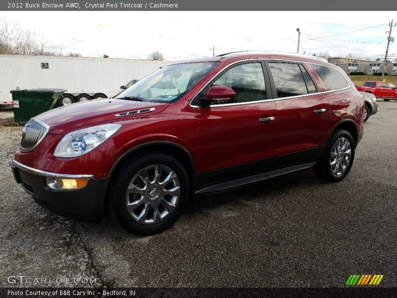 Crystal Red Tintcoat / Cashmere 2012 Buick Enclave AWD