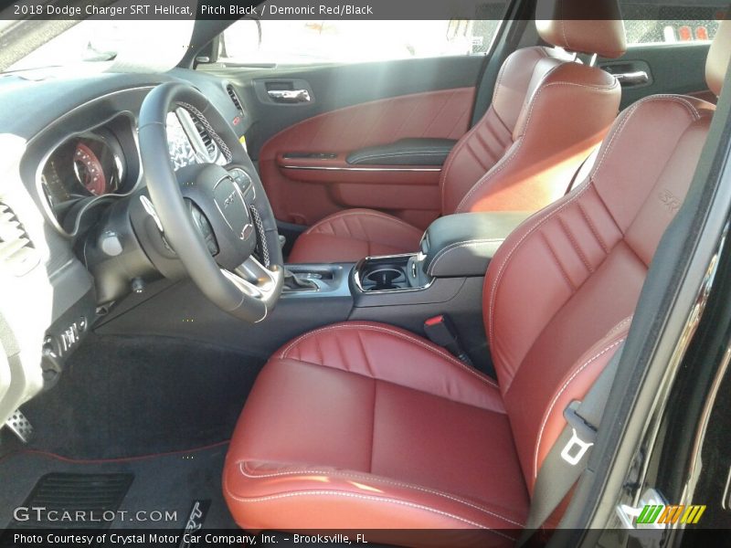  2018 Charger SRT Hellcat Demonic Red/Black Interior
