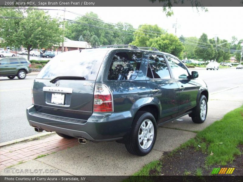 Sage Brush Green Pearl / Ebony 2006 Acura MDX