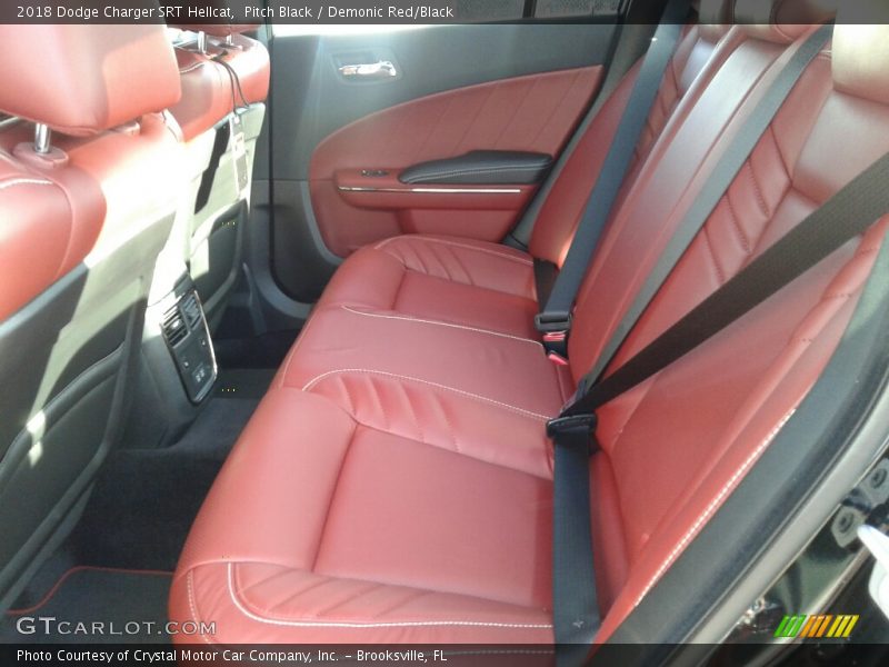 Rear Seat of 2018 Charger SRT Hellcat