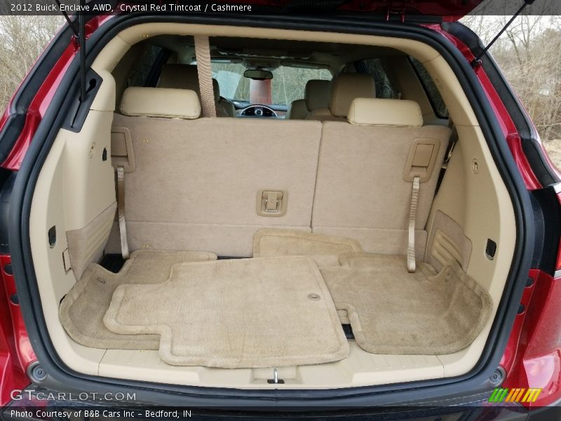 Crystal Red Tintcoat / Cashmere 2012 Buick Enclave AWD
