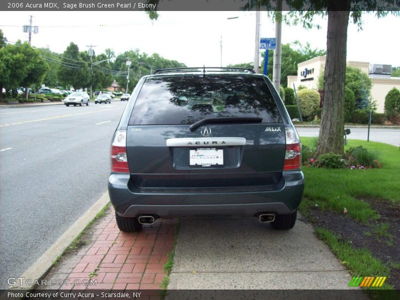 Sage Brush Green Pearl / Ebony 2006 Acura MDX